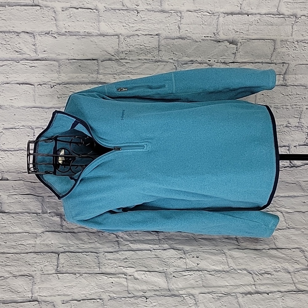 PATAGONIA Vintage Blue Fleece 1/2 Zipper Pull Over Jacket Small Women's